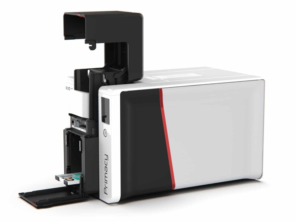 Evolis Half-Panel YMCKOKO Color Ribbon - 250 Prints - Compatible with Primacy & Zenius ID Card Printers