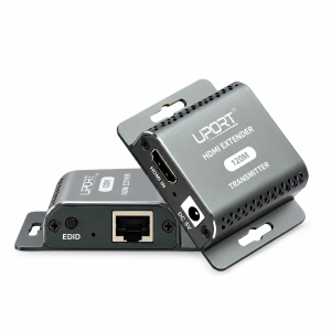 UPORT 60 Meter HDMI Extender 4K 60Hz HDMI to RJ45 LAN Extender over Cat6 UTP Cable, HDMI 2.0 Transmitter Receiver