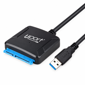 UPORT USB 3.0 to SATA III Adapter Cable, SATA to USB Converter for 2.5" & 3.5" HDD SSD, 6Gbps with UASP Support