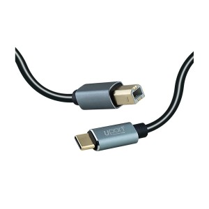 UPORT USB Type C to Printer Cable 1.8M, USB 2.0 Type-C to USB Type-B Cable, 5Gbps Data Transfer Cable for Dot Matrix, Laser Printers, Scanners & Copiers