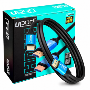 UPORT 1.5 Meter 4K HDMI Cable High Speed, Gold Connectors, 4K @ 60Hz, Ultra HD, 2K, 1080P, & ARC Compatible for Laptop, Monitor, Projector, Gaming Console & More