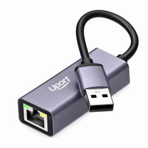 UPORT USB 3.0 to RJ45 Gigabit Ethernet LAN Adapter, USB to Ethernet Network Adapter Up to 10/100/1000 Mbps, Compatible with Windows 11/10, Mac OS 10.9+, Chrome OS & Linux, USB 3.0 LAN Adapter