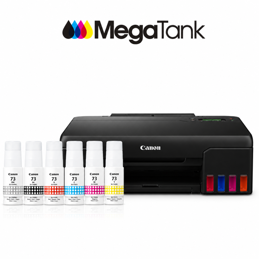 Canon PIXMA MegaTank G570 6 Colour, High Volume Printing Photo Printer, User Replaceable Print Heads & Maintainence Cartridge.