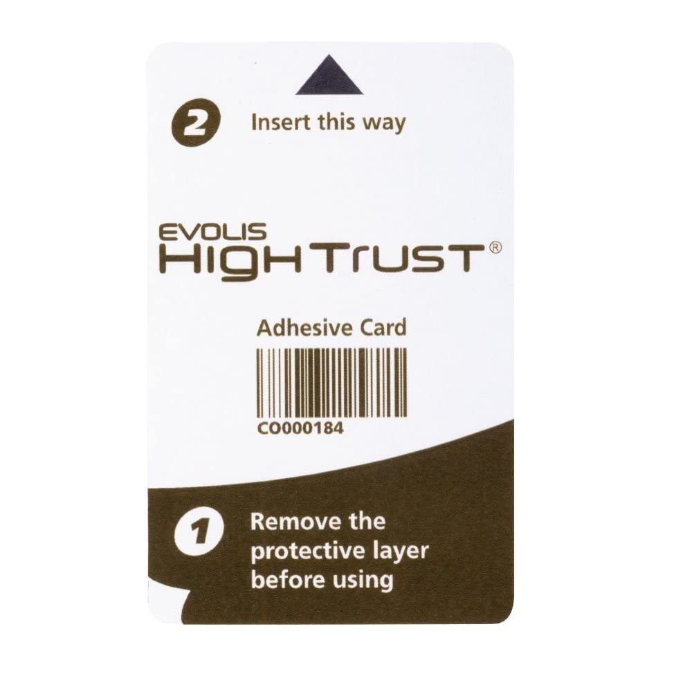 Evolis Primacy Printer Consumables Adhesive Cleaning Card Kit ACL003 – 50 Adhesive Cleaning Cards for Card Printer Maintenance