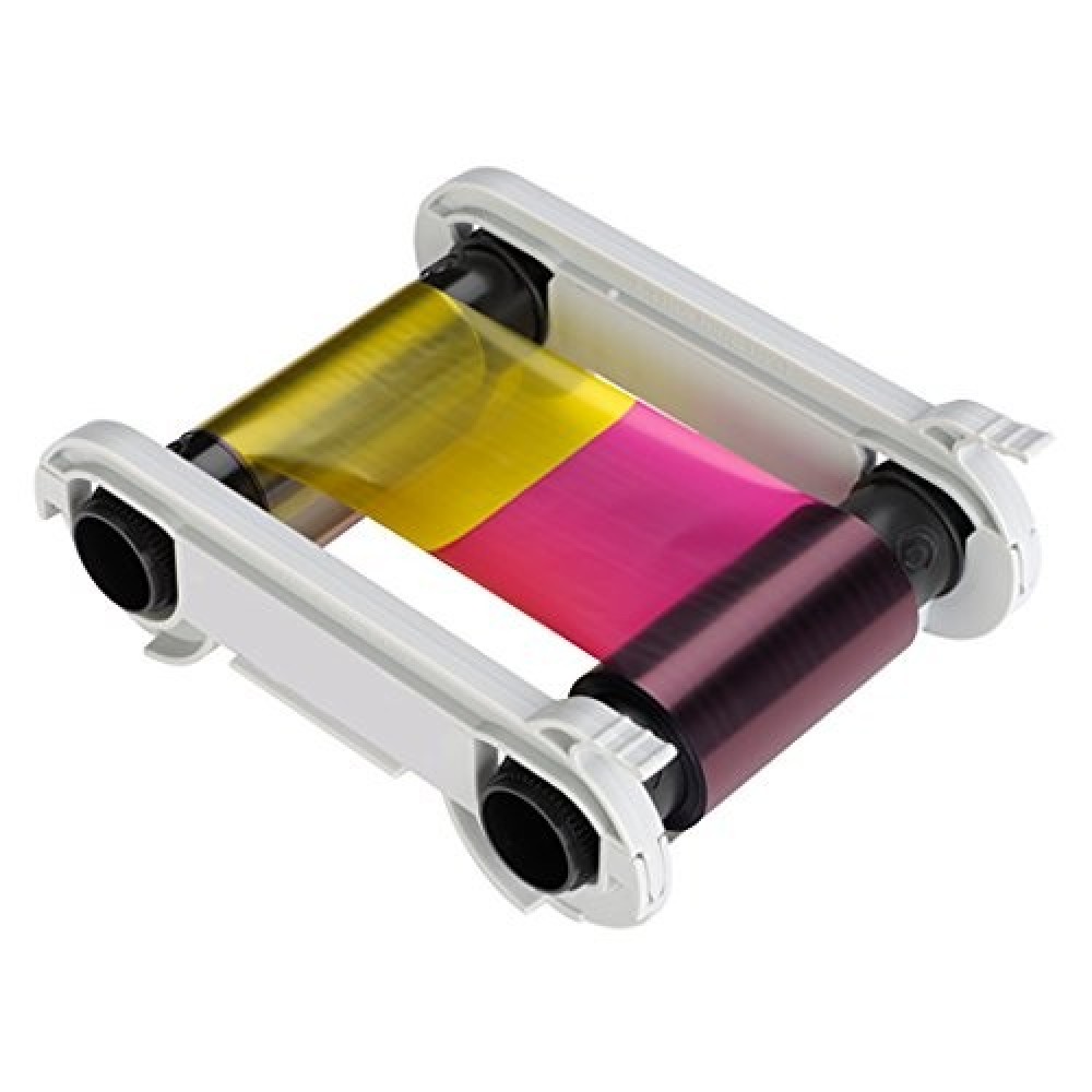Evolis R5F002AAA YMCKO Color Ribbon Cassette – Genuine OEM 200 Prints for Evolis Zenius ID Card Printer | Full-Color PVC Card Printing Ribbon