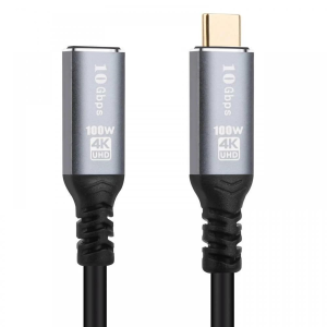 UPORT USB C Extension Cable 3M, 10Gbps USB Type C 3.1 Gen 2 Male to Female Cable, 4K Video, Fast Charging & High-Speed Data Transfer, Type-C Extender Cord for Laptop, PC, Smartphone & Other USB-C Devices - (Black)