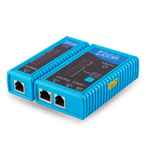 UPORT RJ45 LAN Cable Tester with LED Display, Network Cable Tester for RJ45, RJ11, RJ12, CAT5, CAT5e, CAT6, CAT7 UTP & Shielded Cables, Automatic Wire Mapping & Continuity Test, 100m Cable Testing Range, 9V Battery Powered