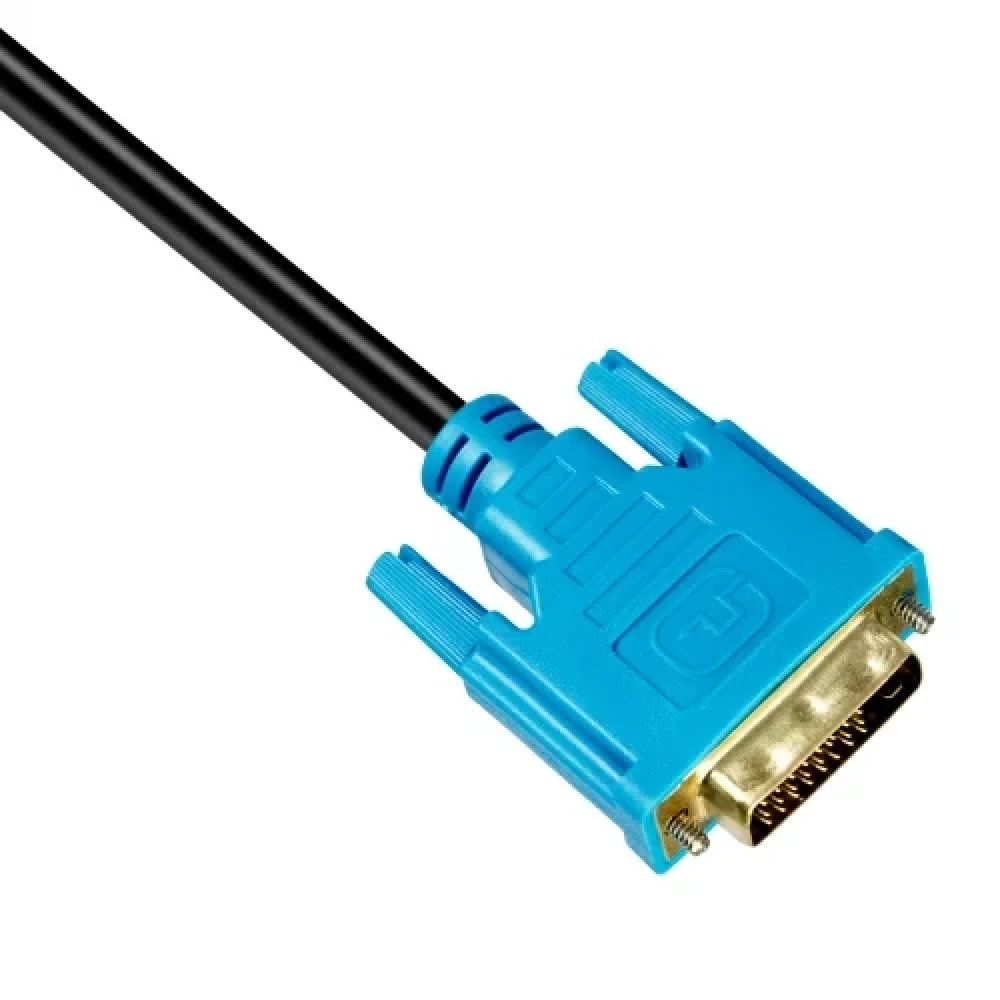 UPORT DVI to DVI Cable 1.8M 24+1 Male to Male, Gold Plated DVI Cable with Ferrite Core, 1080p - (Black)