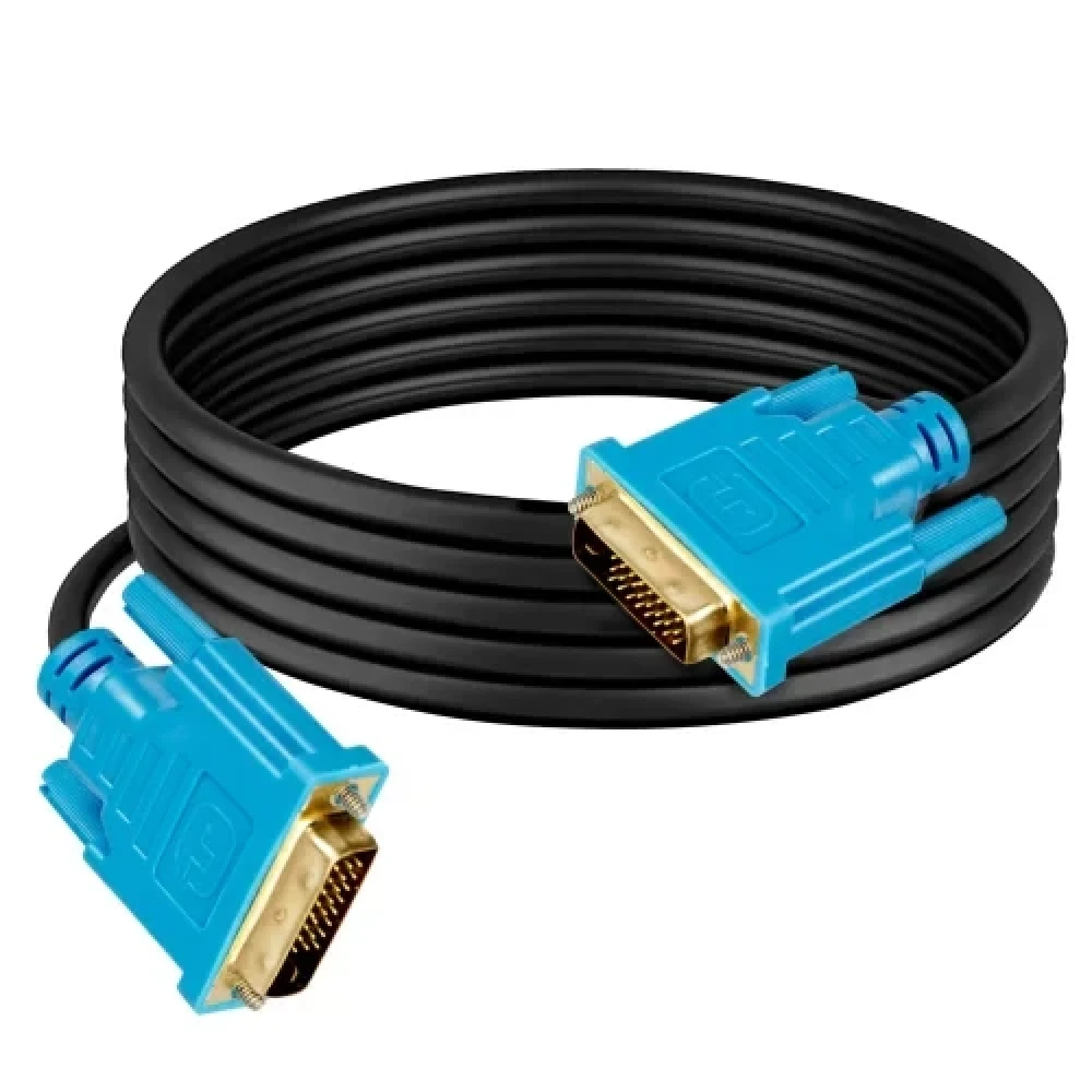 UPORT DVI to DVI Cable 1.8M 24+1 Male to Male, Gold Plated DVI Cable with Ferrite Core, 1080p - (Black)