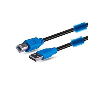 UPORT USB Printer Cable USB A to USB B 2.0, 1.8/3/5/10M Black Cable for Inkjet Printer, Scanner & Copier