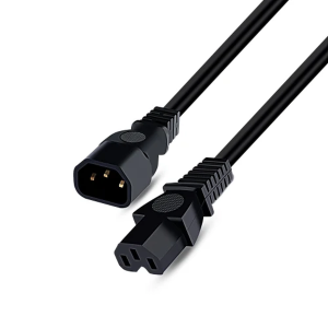 UPORT C14 to C13 Power Cable 1.8M, 10A 250V 18AWG Male to Female IEC Extension Cord for Computer, UPS, PDU, Server, Monitor & Printer