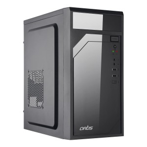 Artis 2620 2.0 C Computer Cabinet Support Micro ATX Motherboard, 1 x 80mm Fan with 400W Power Supply
