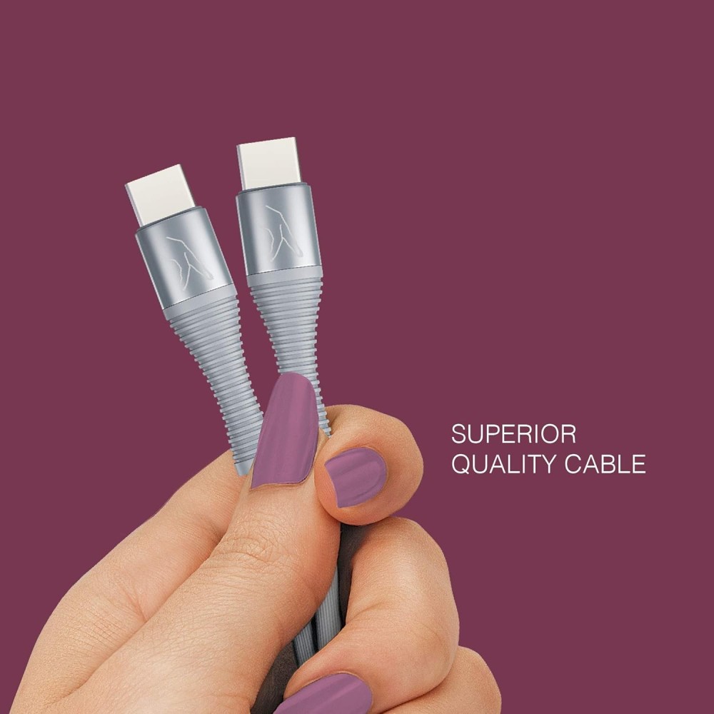 FINGERS FMC C-to-C USB-C Connector Mobile Cable with Fast Charging (up to 3.0 A) and Data Transfer