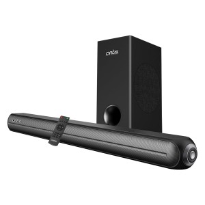 Artis SoundHub 310 2.1 CH 200 Watts Wireless Bluetooth Soundbar with Wired Subwoofer & Multiple Input Modes: Bluetooth/HDMI (ARC) / AUX in/Optical