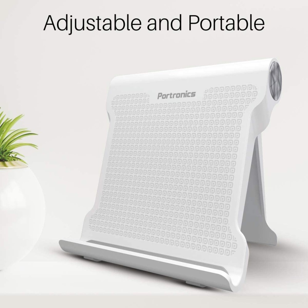 Portronics Modesk 200 Universal Mobile Phone Stand for Desk & Table | Adjustable Desktop Holder for Smartphones Up to 7 Inches