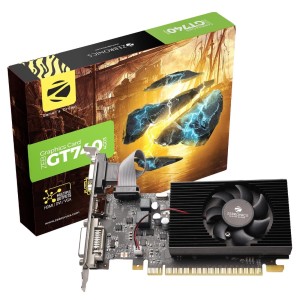 ZEBRONICS GT740-4GD3 Graphics Card with NVIDIA GPU, 4GB GDDR3, 128-Bit, PCIe 3.0, HDMI, DVI, VGA, 2560×1440 @ 60Hz