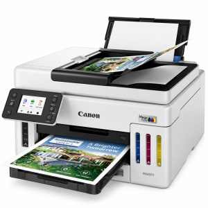 Canon MAXIFY MegaTank GX6170 Wireless All-in-One Color Ink-Efficient Printer with WiFi Connectivity for Home & Office – (Print, Copy & Scan)