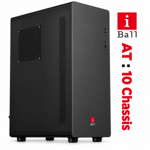 IBALL AT10 Mid Tower PC Cabinet with SMPS, ATX Motherboard Support & USB 3.0 Port – (Black)