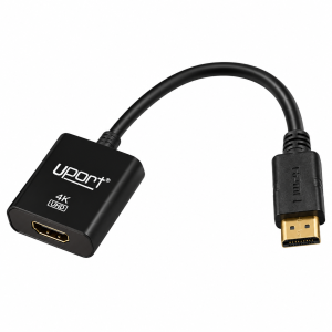 UPORT DisplayPort to HDMI Adapter, DP Male to HDMI Female Converter, 1080P Full HD Video & Audio Adapter for Computer, PC, Monitor, Projector & HDTV
