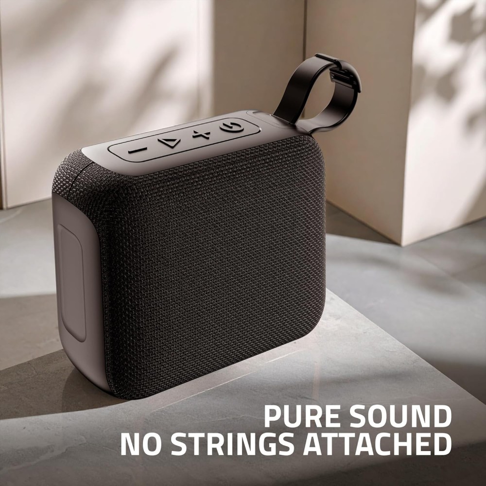 Artis BT09 Wireless Bluetooth Speaker with USB Input, TF Card Input and Hands Free Calling (Black)
