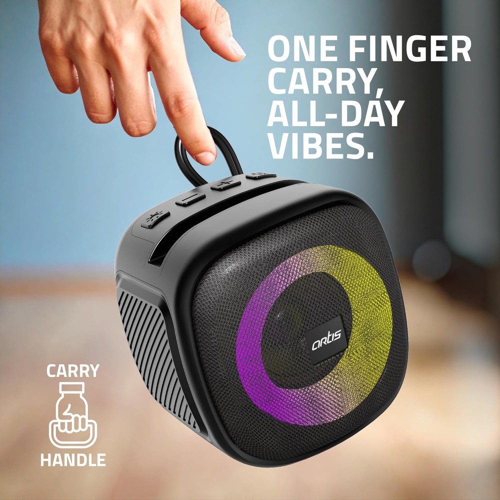 Artis BT10 Wireless Bluetooth Speaker with USB Input, TF Card Input FM Radio and TWS (10W RMS)