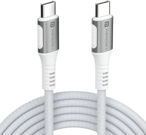 Portronics Konnect Y 60W USB Type-C to Type-C Cable (1.5m)