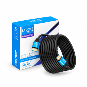 UPORT 10 Meter HDMI 1.4 Cable with Ethernet, 4K/2K Ultra HD, 1080P, 10.2Gbps High Speed HDMI Cable for TV, Laptop, Monitor, Projector & Gaming Console