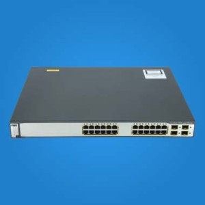 Cisco Catalyst 3750 Switch with 4 SFP Gigabit Ethernet Ports