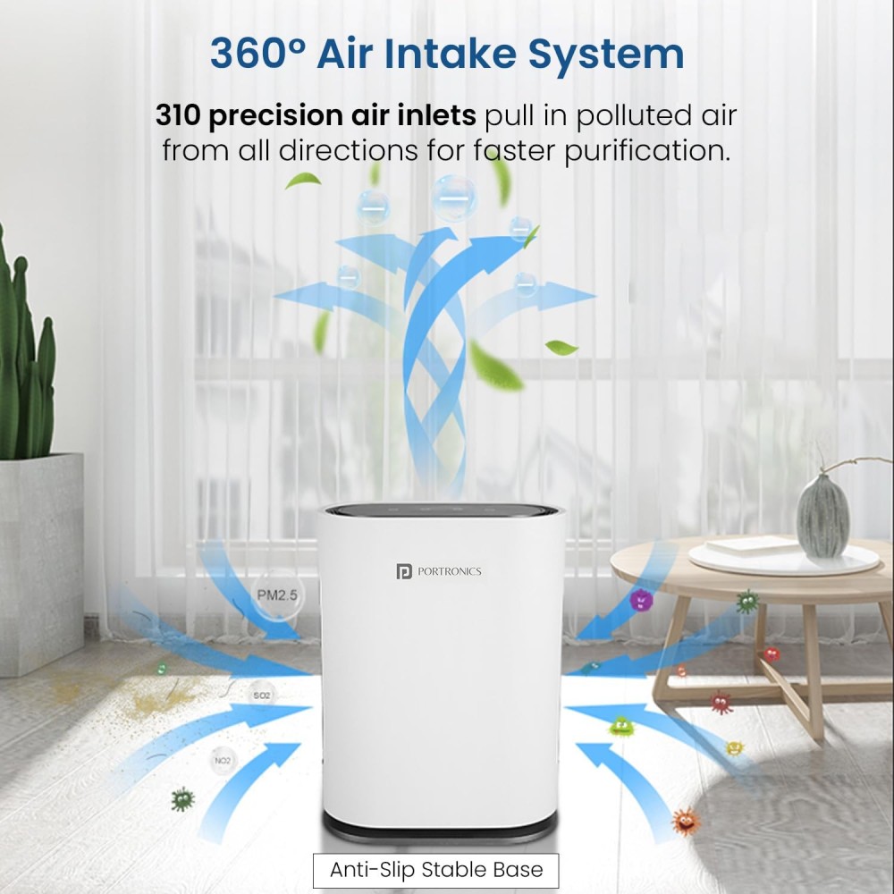 Portronics Air X 3-in-1 H13 True HEPA Air Purifier