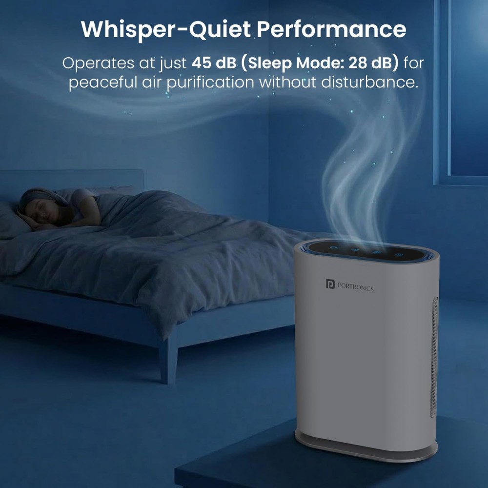 Portronics Air X 3-in-1 H13 True HEPA Air Purifier