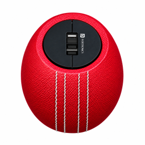 Portronics ToadPlay Cricket Mini Wireless Bluetooth Mouse with Dual BT + 2.4GHz, Rechargeable & Silent Clicks - (Red)
