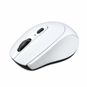Portronics Toad 31 Wireless Mouse with 2.4 GHz Connectivity, USB Receiver, 10m Working Distance, Ergonomic Design, Auto Power Saving, Adjustable DPI for Laptop & PC - (White)