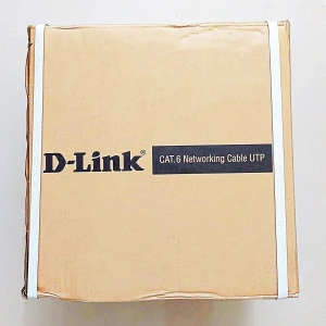 D-Link LAN Cable 305 m NCB-C6UGRYR-305 (Compatible with RJ45 CAT 6 LAN, Grey, NA)