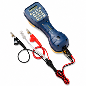 Fluke Networks TS52 PRO 52801RJ9 LCD Test Set with RJ11 Plug & ABN/PP Clips | Professional Telephone Line Tester