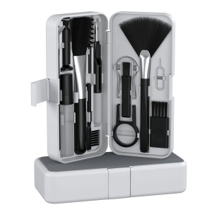 Portronics Clean N 18-in-1 Smart Gadget Cleaning Kit for Smartphones, Tablets, Laptops & Earbuds, Multi-Functional Electronics Cleaning Set with Cleaning Tools – (White)