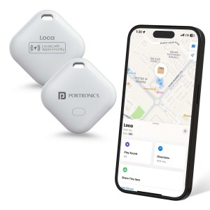 Portronics LOCA Item Finder – Bluetooth Tracker