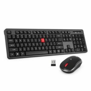 iBall Clickset S350 Wireless Keyboard & Mouse Combo, Mint I7, Wireless Keyboard and Mouse Set for Laptop, PC & Desktop - (Black)