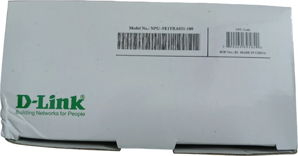 D-Link Cat 5 Rj 45 LAN Cable Connector Pack of 100(NPG-5E1TRA031)
