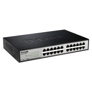 D-Link DGS-1024C 10/100/1000 Mbps 24-Ports Rackmountable Switch(Black)