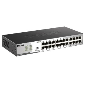 D-Link DGS-1024D 24 Ports 1000 Mbps Unmanaged Network Switch (Black)