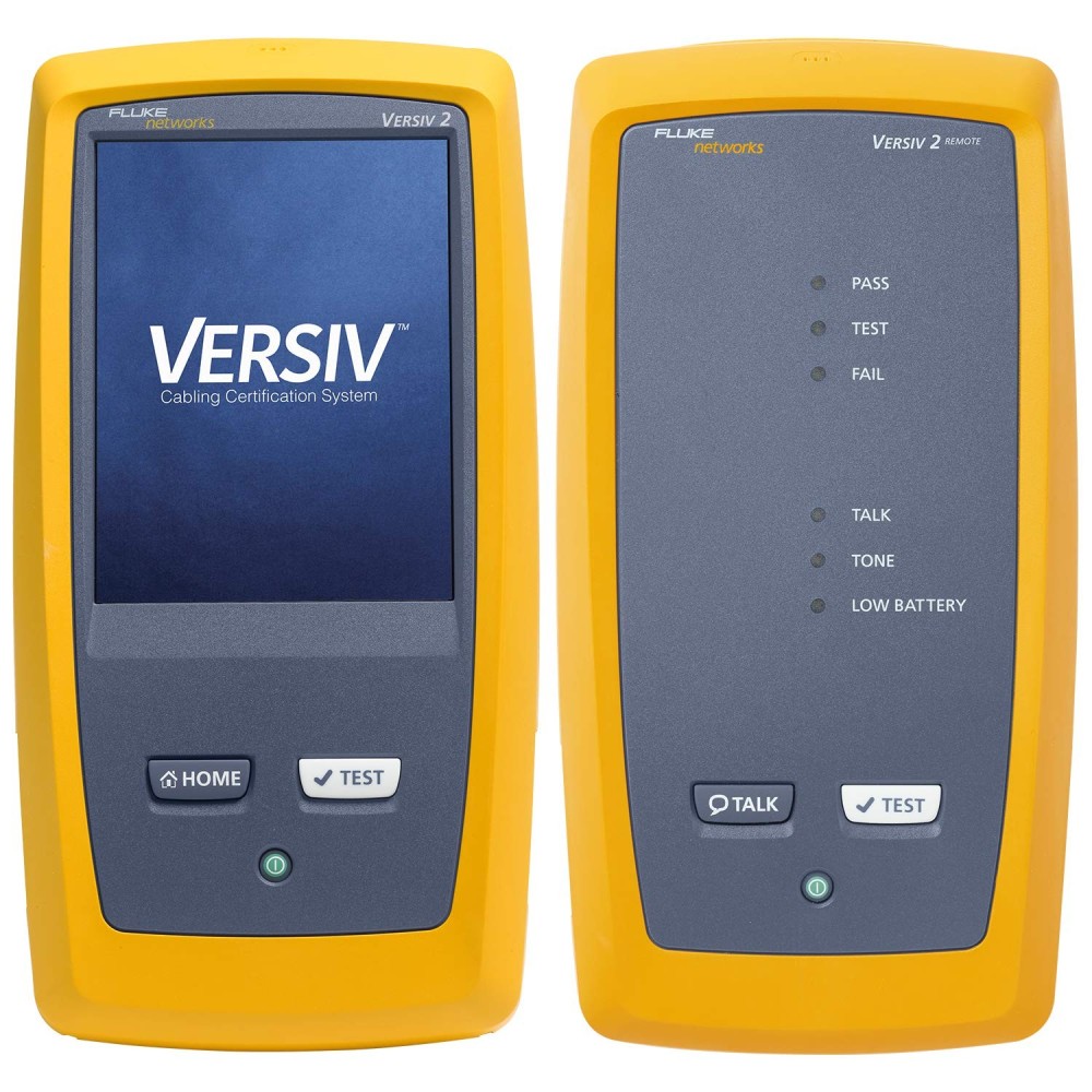 Fluke Networks DSX2-8000 CableAnalyzer Copper Cable Certifier for Cat 5/5e/6/6A/8 | 2 GHz Cable Tester with LinkWare & Touchscreen