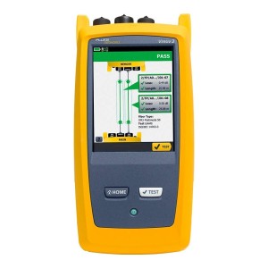 Fluke Networks CertiFiber Pro QUAD Optical Loss Test Set (OLTS) V2 with WiFi for Fiber Certification & Inspection