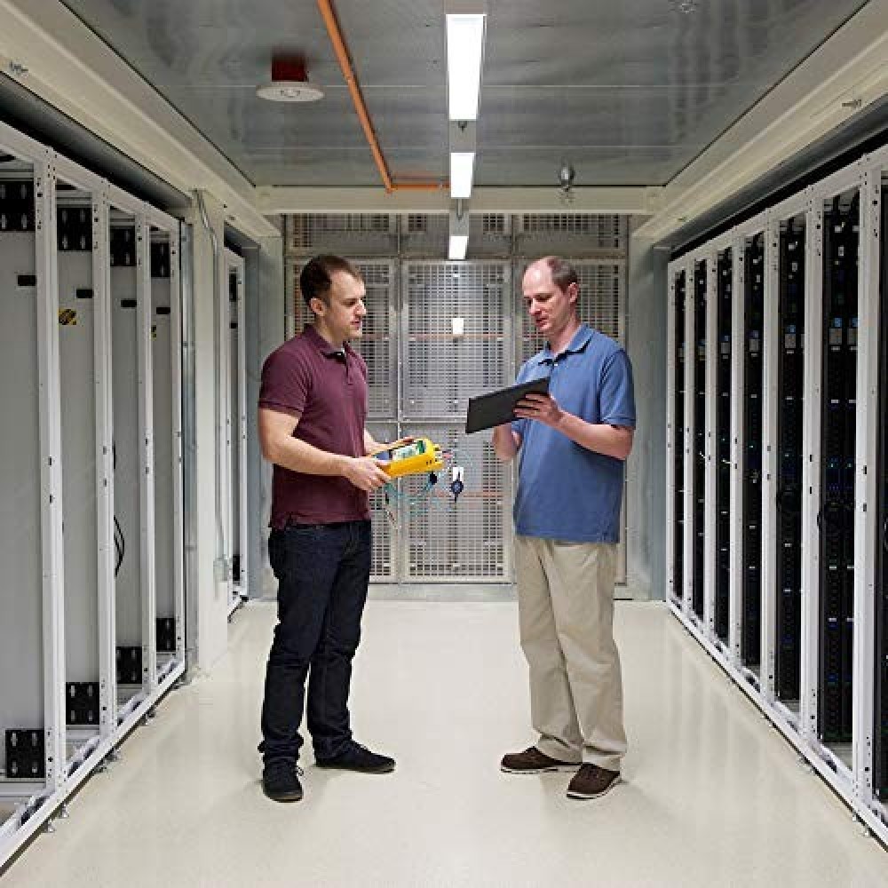 Fluke Networks CertiFiber Pro QUAD Optical Loss Test Set (OLTS) V2 with WiFi for Fiber Certification & Inspection