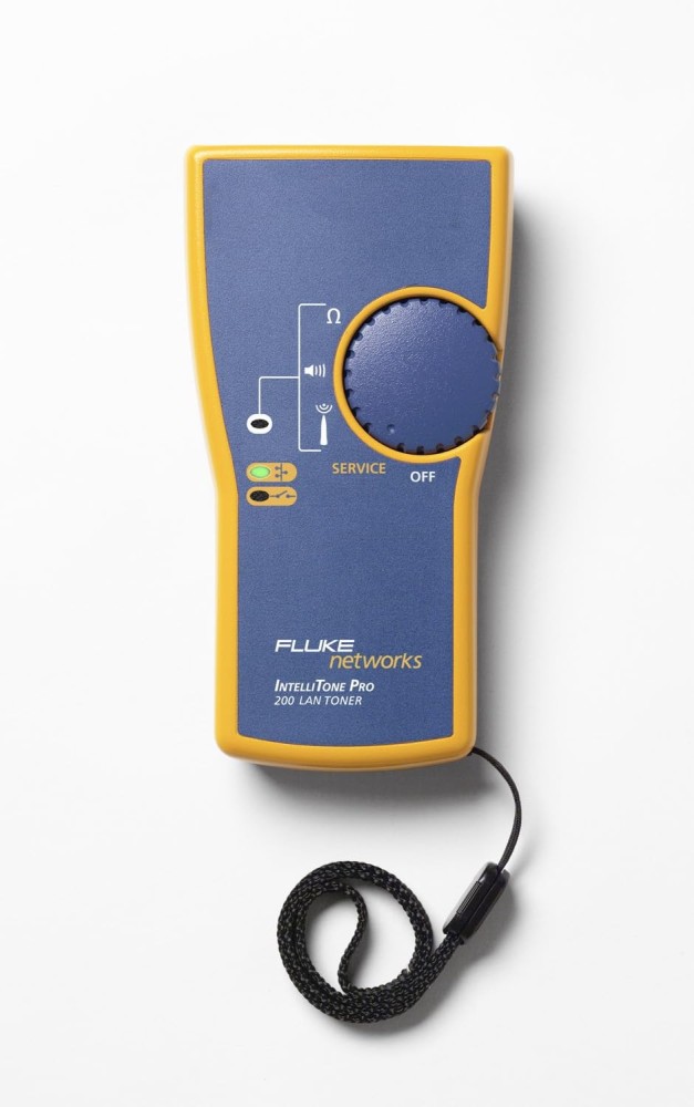Fluke Networks IntelliTone Pro 200 MT-8200-60-KIT Toner and Probe Kit Corded Cable Tracer Network Cable Tester Original Fluke Networks