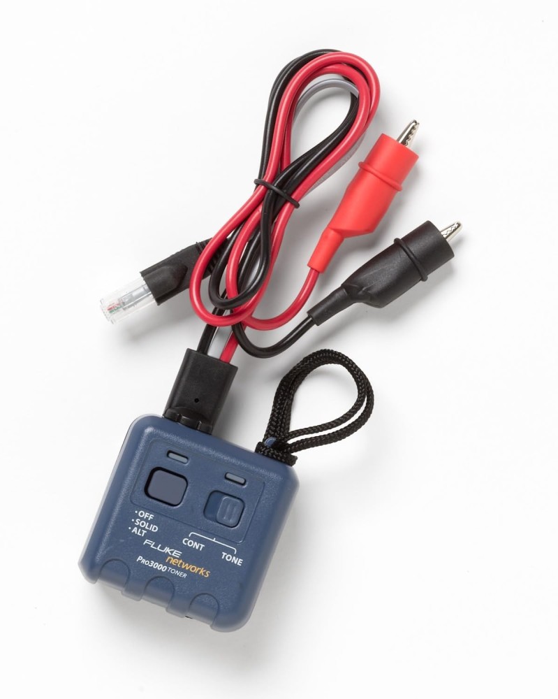Fluke Pro3000 Tone Generator with Probe Kit | Battery Powered Network Cable Wire Tracer Tester