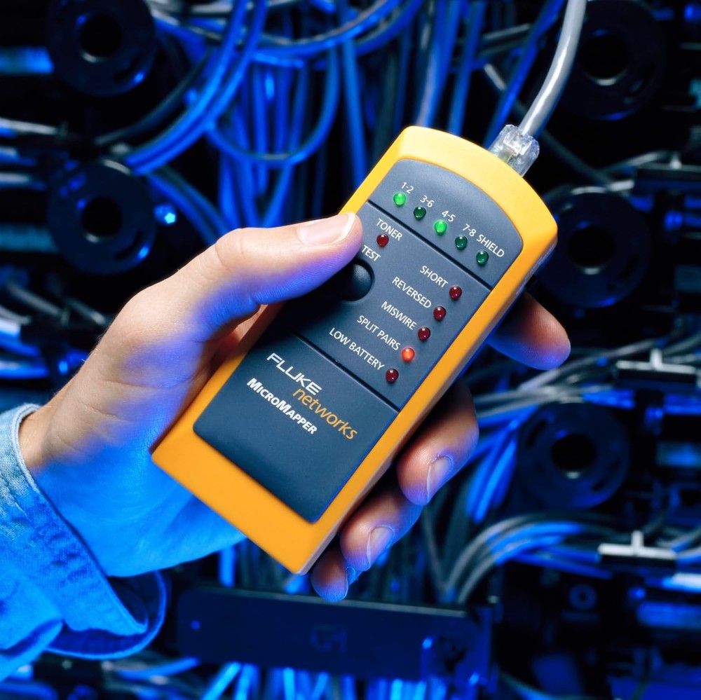 Fluke Networks MT-8200-49A Network Cable Tester | LAN, Ethernet & RJ45 Cable Testing Tool