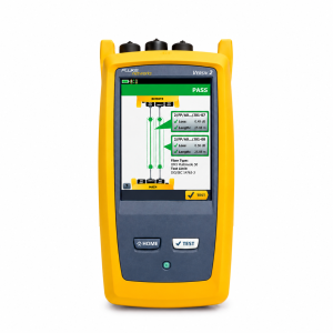 Fluke Networks CertiFiber Pro QUAD V2 Optical Loss Test Set for Fiber Optic Certification, Wi-Fi Enabled, Double-Ended Testing & Fiber Inspection – Professional Fiber Optic Testing Tool