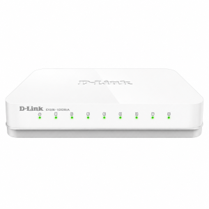 D-Link DGS-1008A 8-Port Gigabit Easy Desktop Switch (White)
