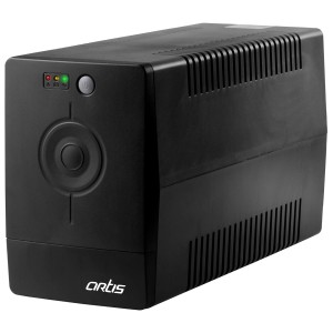 Artis PS-1000Eco 1000VA / 600W Line Interactive UPS with AVR (Automatic Voltage Regulation), Dual 12V 7Ah Batteries