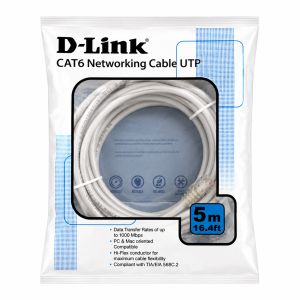 D-Link CAT6 Patch Cable (5m, 16ft)
